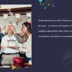Jakie życzenia na 70. urodziny wzruszą do łez? Zainspiruj się