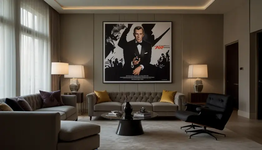 Jak dobrać plakat Jamesa Bonda, by pasował do twojego wnętrza?